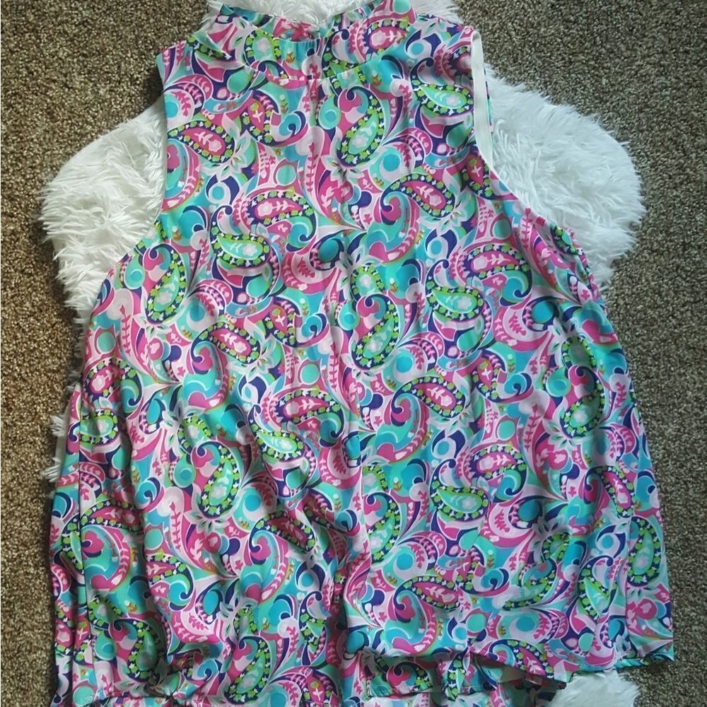 Altar’d State Top Sleeveless‎ Paisley Multicolor Women’s Size Small Flowy Bright
